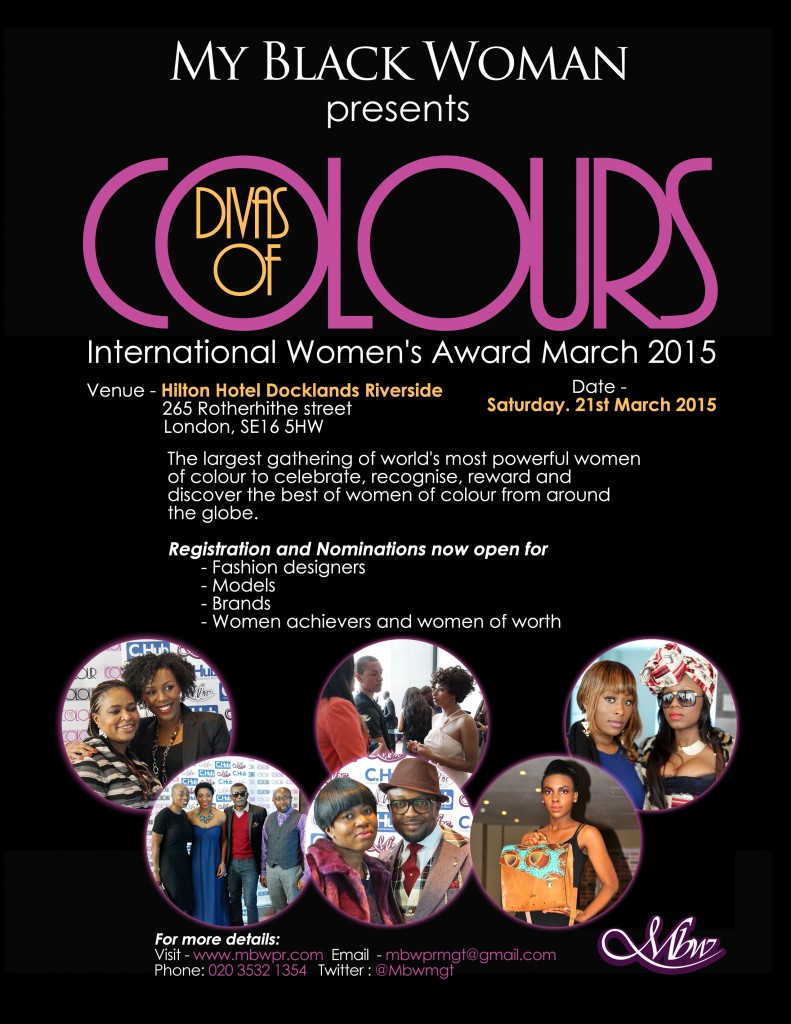 Divas of colour 2015 flyer nominations