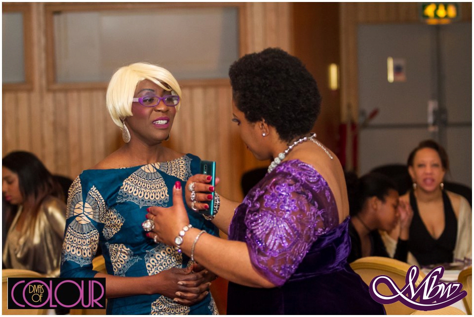 Movie producer Rhoda Wilson chats with Baroness J at Divas of colour 2015.