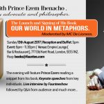 Book launch : Our World in Metaphors.